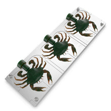 Load image into Gallery viewer, Aluminum Injection Soft Plastic Lure Multi-Cavitiy Mold For Saltwater Bait 3D Crab 2"  (3-Cavities)