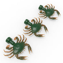 Load image into Gallery viewer, Aluminum Injection Soft Plastic Lure Multi-Cavitiy Mold For Saltwater Bait 3D Crab 2"  (3-Cavities)