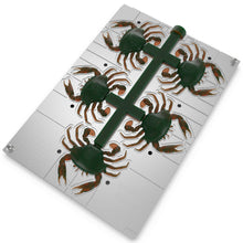 Load image into Gallery viewer, Aluminum Injection Soft Plastic Lure Multi-Cavity Mold For Fishing 3D Crab Saltwater Bait 2" (5 Cavities)