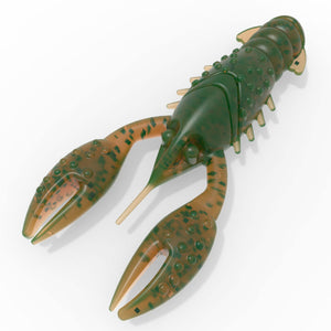 Aluminum Injection Soft Plastic Lure Multi-Cavitiy Mold For TDR Craw Ned Rig Bait 2.5"  (6-Cavities)