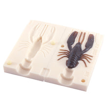 Load image into Gallery viewer, Soft Plastic Crawtube Mold Crayfish Lure 2.5 Inch Bugmolds USA
