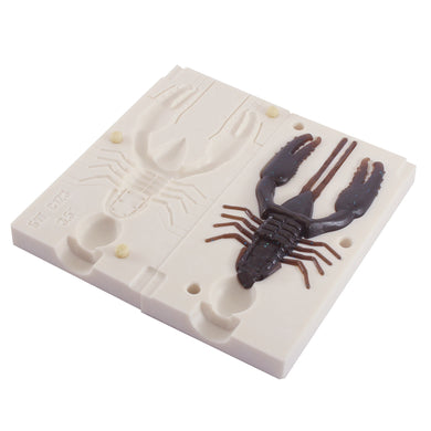 Soft Plastic Crawtube Mold Crayfish Lure 3.5 Inch Bugmolds USA