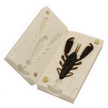 Load image into Gallery viewer, Soft Plastic Lure JDM Craw Crayfish Mold 4&quot; Bugmolds USA