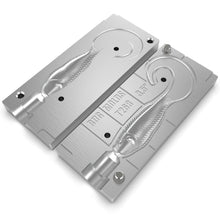 Load image into Gallery viewer, Aluminum Injection Soft Plastic Lure Mold For Fishing Swim Mullet Saltwater Bait - Single Cavity