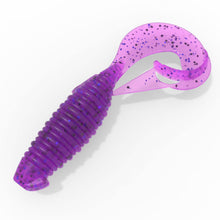 Load image into Gallery viewer, Aluminum Injection Soft Plastic Lure Mold For Fishing Flapper Grub Curly Tail Bait - Single Cavity