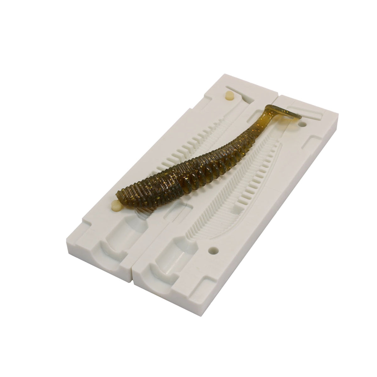 Soft Plastic Lure Mold Shad Swimbait Paddle Tail 3.5 Inch Bugmolds USA
