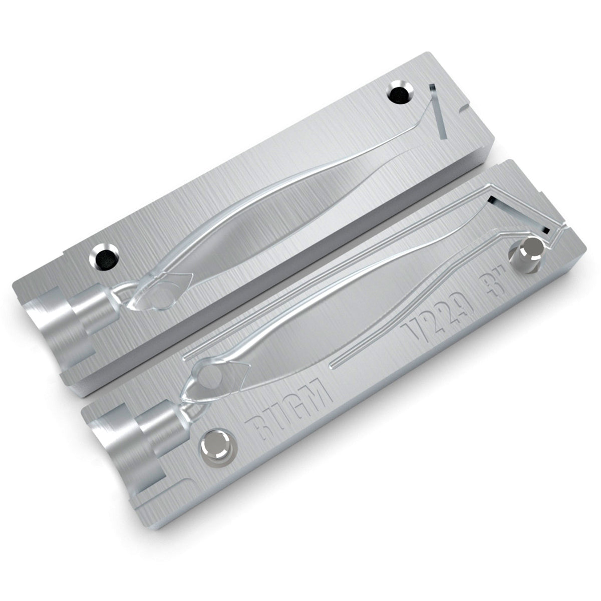 Aluminum Injection Soft Plastic Lure Mold For Fishing JDM Hazedong Sha