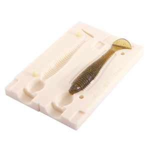 Soft Plastic Swimbait Mold Paddle Tail 2.8 Inch Bugmolds USA