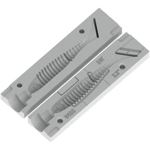 Load image into Gallery viewer, Soft Lure Injection Mold for Flex Rib Swimbait Fishing Paddle Tail Bait DIY Soft Plastic Bait