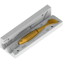 Load image into Gallery viewer, Soft Lure Injection Mold for Flex Rib Swimbait Fishing Paddle Tail Bait DIY Soft Plastic Bait