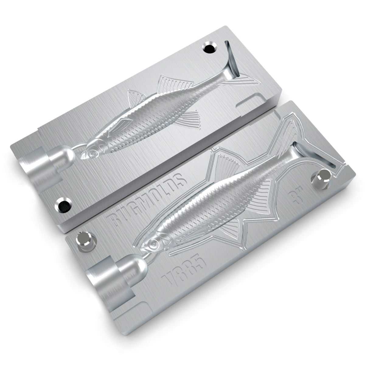 Aluminum Injection Soft Plastic Lure Mold For Fishing Alburnus Shiner – Bugmolds USA Aluminum Injection Soft Plastic Lure Mold For Fishing Alburnus Shiner – Bugmolds USA