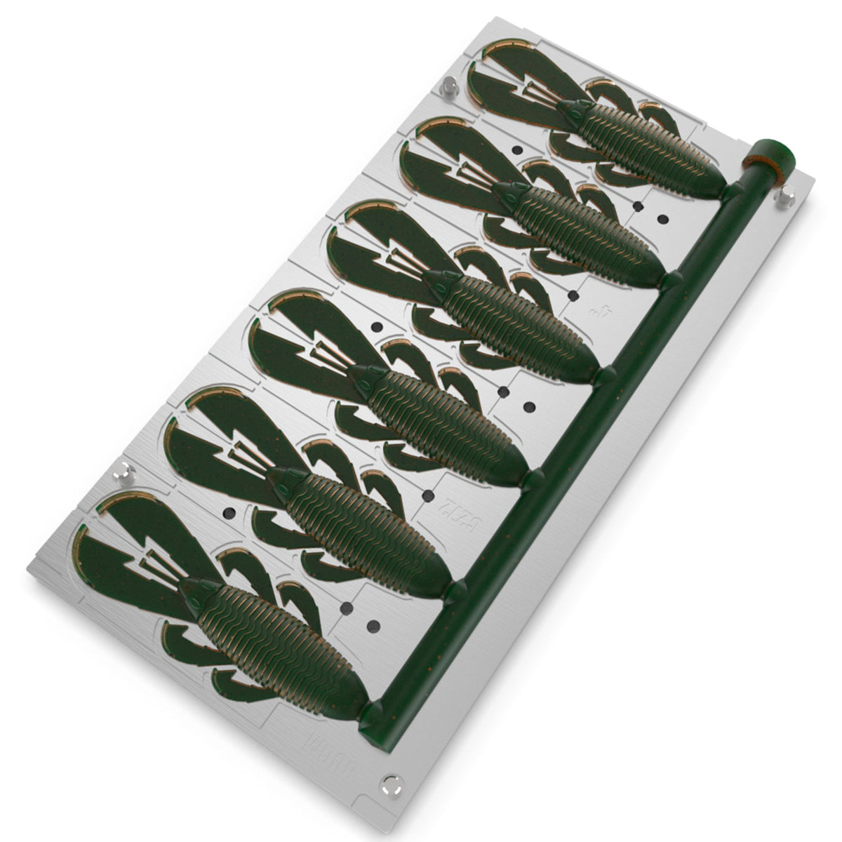 bass lures bug box Aluminum Injection Soft Plastic Lure Multi-Cavity Mold For Fishing Ban – Bugmolds USA