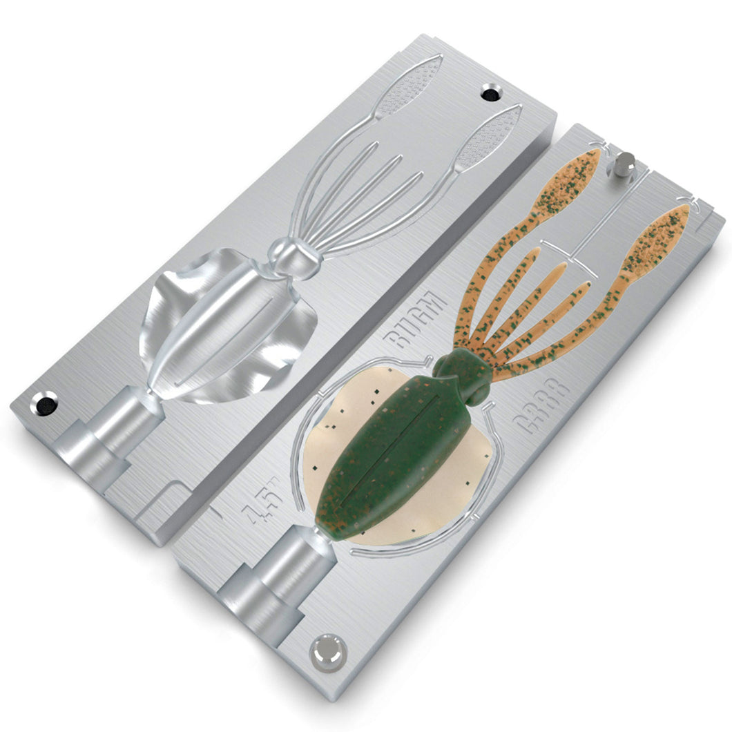 Aluminum Injection Soft Plastic Lure Mold For Fishing Pro Squidy – Bugmolds USA