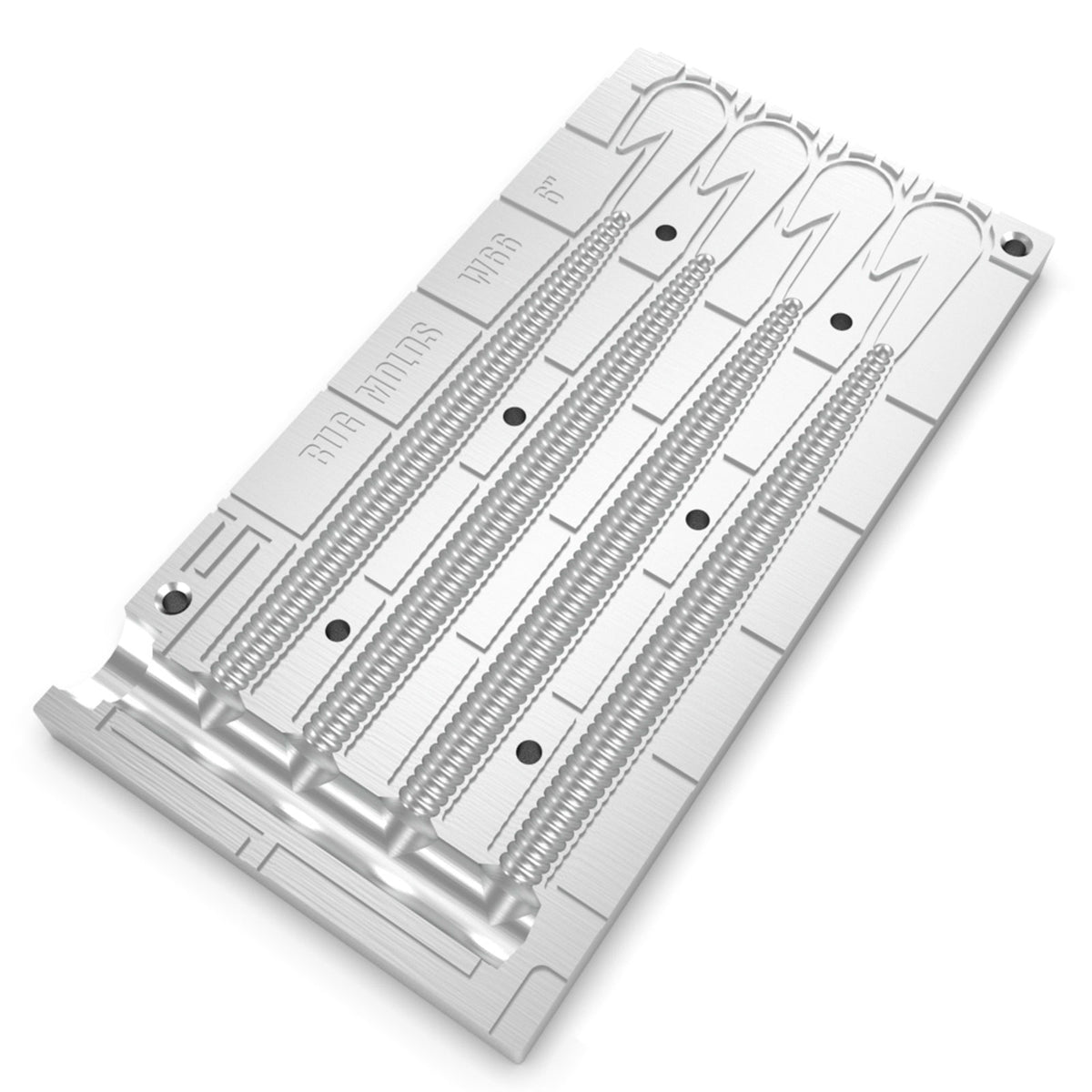 Aluminum Injection Soft Plastic Lure Multi-Cavitiy Mold For Ultra Vibe ...