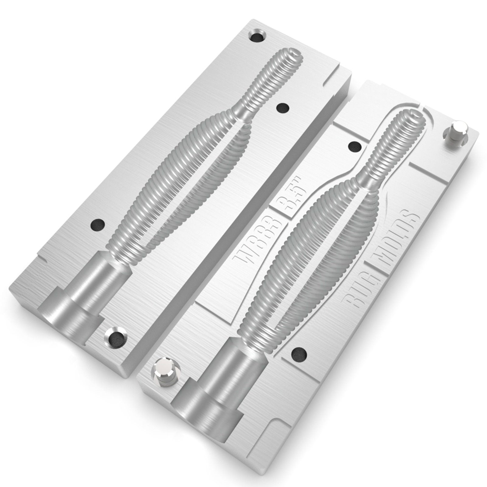 Aluminum Injection Soft Plastic Lure Mold For Yamatanuki Stick 3.5 –  Bugmolds USA