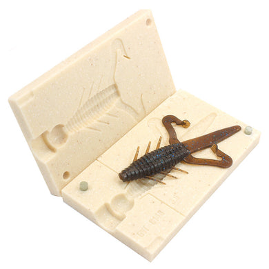 Soft Plastic Craw Bug Bait Mold Fishing Creature Lure 3.6 Inch Bugmolds USA