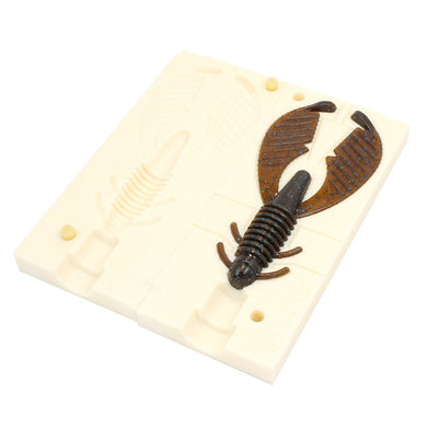 Soft Plastics JDM Craw Crayfish Trailer Mold 3in Bass Fishing Lure Bugmolds  USA