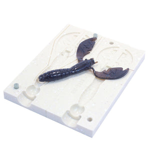 Soft Plastic Lure Craw Mold Jig Trailer 3 Inch Bass Fishing Bait Bugmolds USA
