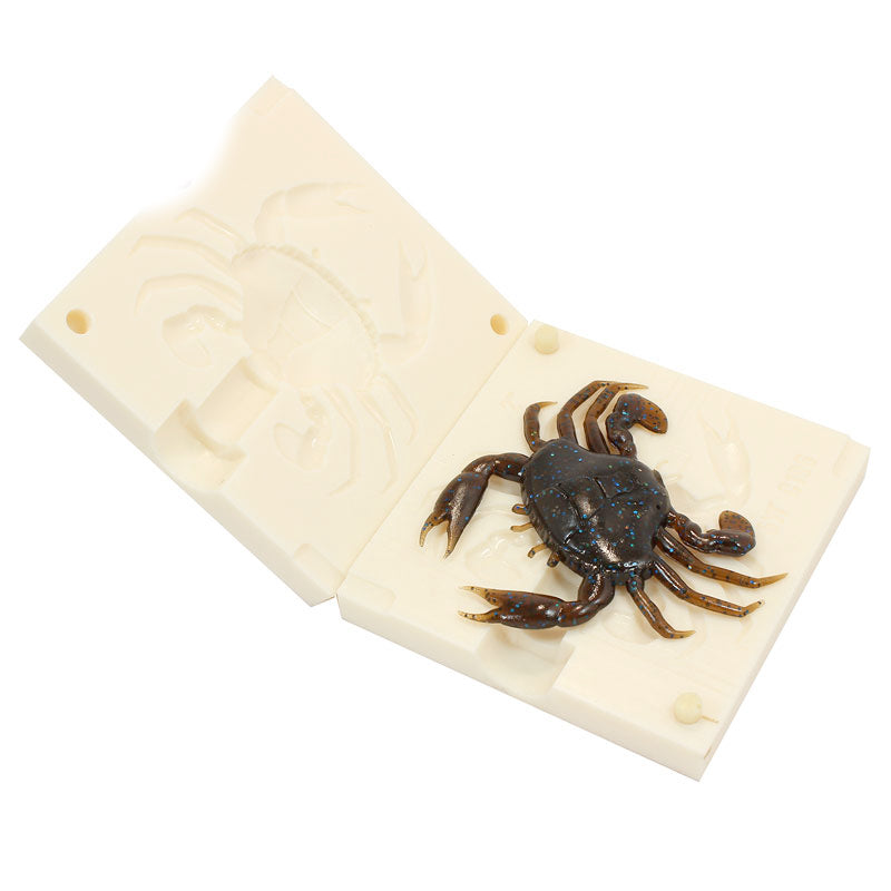 Soft Plastics Crab Bait Mold 3 Inch Saltwater Fishing Lure Bugmolds USA