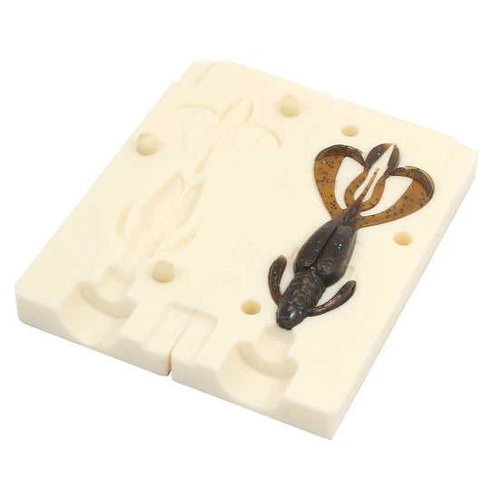 Soft Plastic Creature Bait Mold Flapping Trailer 3.6 Inch Bugmolds USA