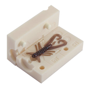 Soft Plastic Shrimp Lure Mold Micro Lure 1.6 Inch Bugmolds USA