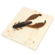 Load image into Gallery viewer, Soft Plastic Craw Bait Mold Finesse Creature Fishing Lure 2 Inch Bugmolds USA