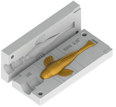 Soft Lure Injection Mold for 3.2