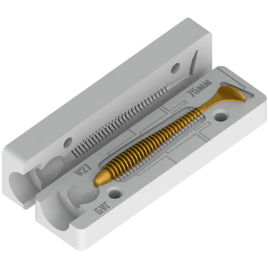 Soft Lure Injection Mold for Impact Swimbait Paddle Tail DIY Soft Plastic Bait