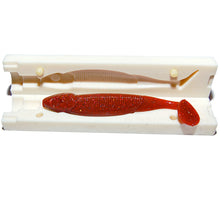 Load image into Gallery viewer, Soft Plastic Swimbait Mold Reaction Skinny Paddle Tail 4 Inch Bugmolds USA