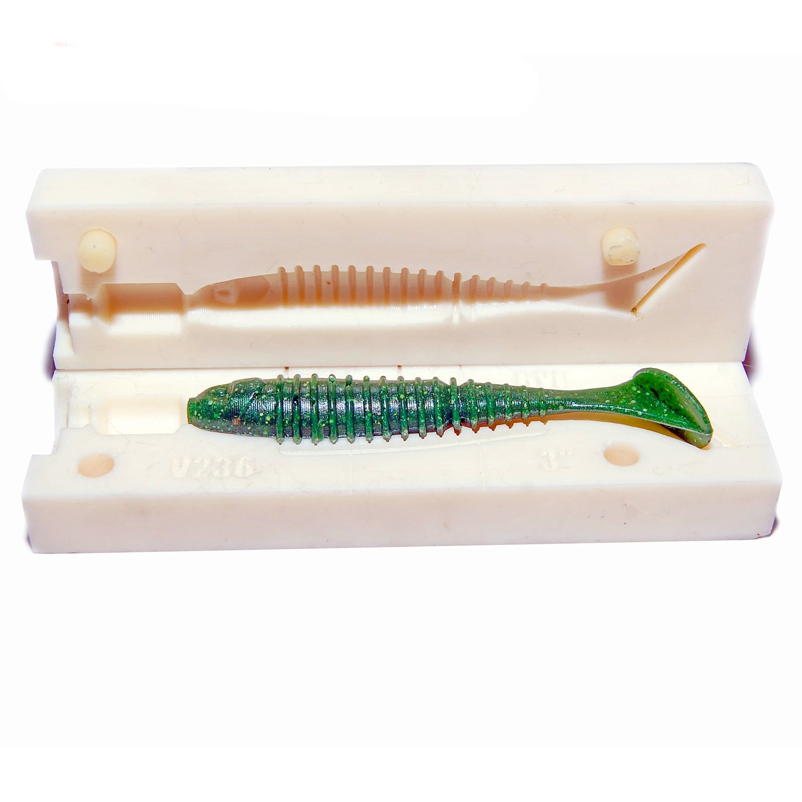  Soft Plastiс Mold Lure Making Injection Molds Fishing Lures  C143 (Stone) : Sports & Outdoors