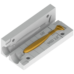 diy injection molding fishing lures Our high quality stone mold to make your favorite soft lures – Bugmolds USA