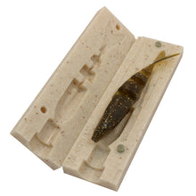 Load image into Gallery viewer, Soft Plastic Lure Jerkbait Mold Pin Tail 3.4&quot; Bugmolds USA