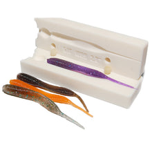 Load image into Gallery viewer, Soft Plastic Drop Shot Worm Mold Soft Bait 4 Inch Bugmolds USA