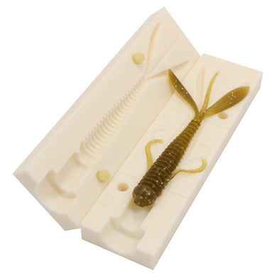 Soft Plastic Lure Mold Hog Finesse Creature 4 Inch Bass Fishing Bait Bugmolds