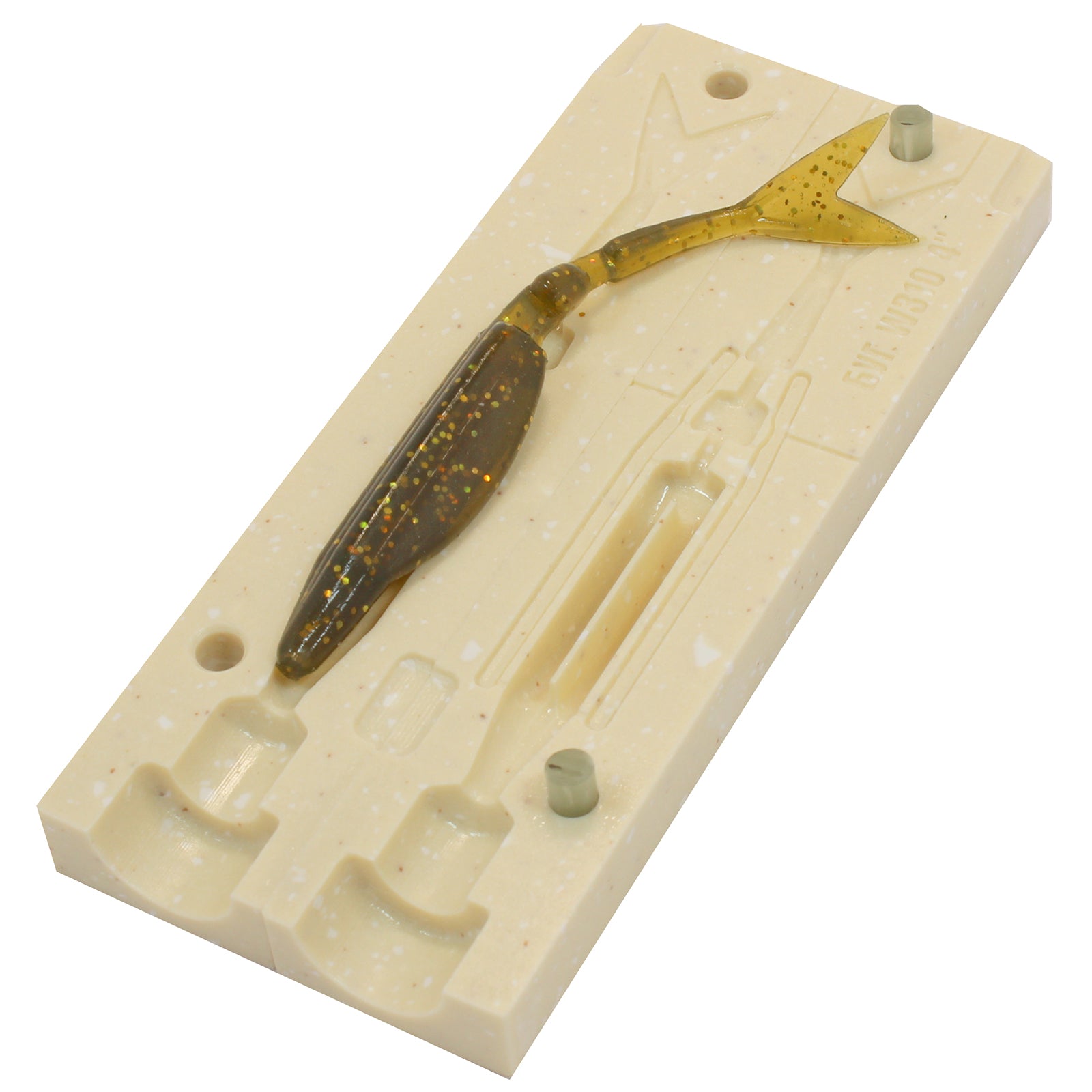 Our high quality stone mold to make your favorite soft lures